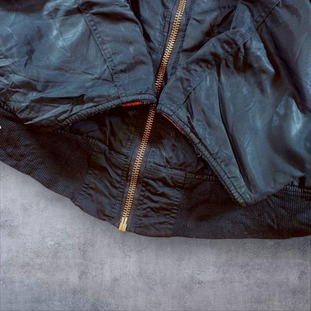 アルファインダストリーズUSA製米軍空軍ミリタリーMA-1フライトジャケットA7