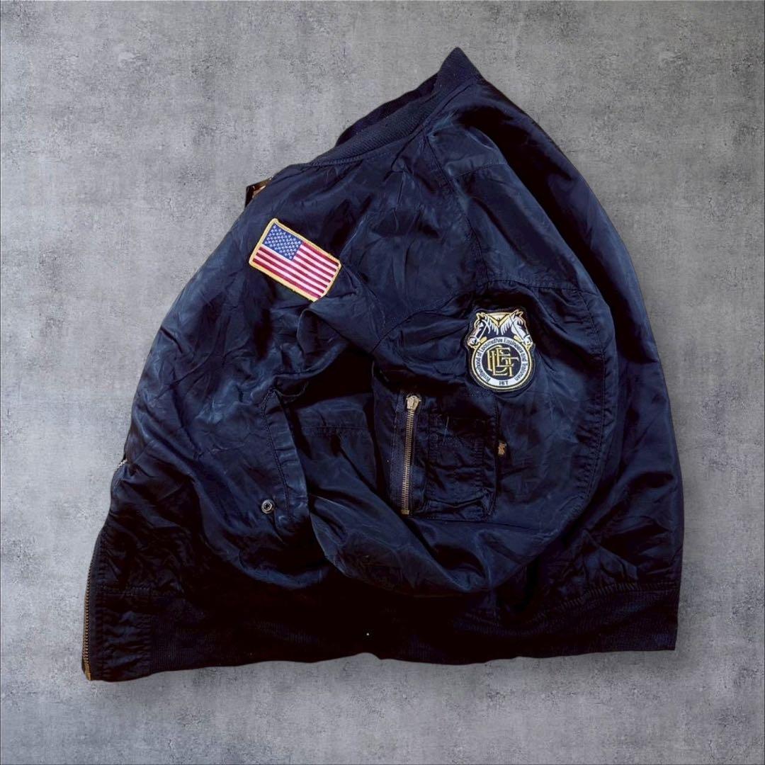 アルファインダストリーズUSA製米軍空軍ミリタリーMA-1フライトジャケットA7