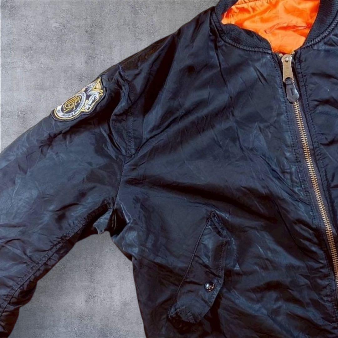 アルファインダストリーズUSA製米軍空軍ミリタリーMA-1フライトジャケットA7