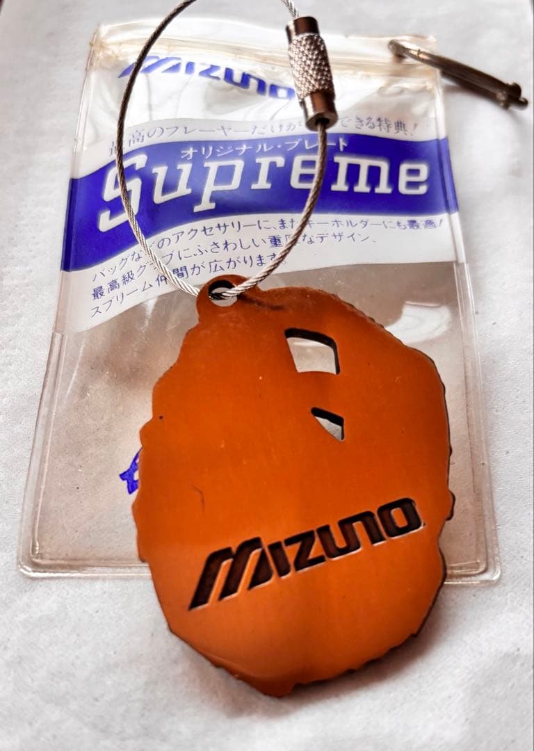 【希少】Mizuno WORLD WIN当時物 ノベルティ グローブ プレート