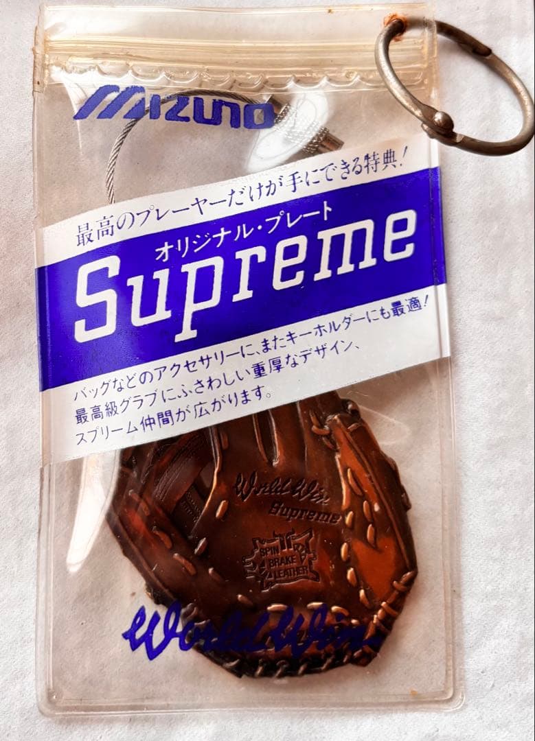 【希少】Mizuno WORLD WIN当時物 ノベルティ グローブ プレート