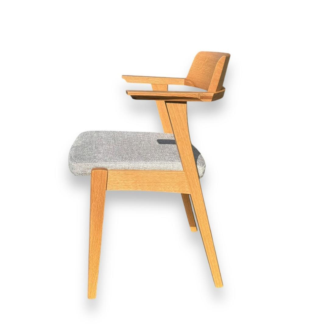 極美品 柏木工 エレス キャプテンチェア ダイニングチェア オーク 無垢材