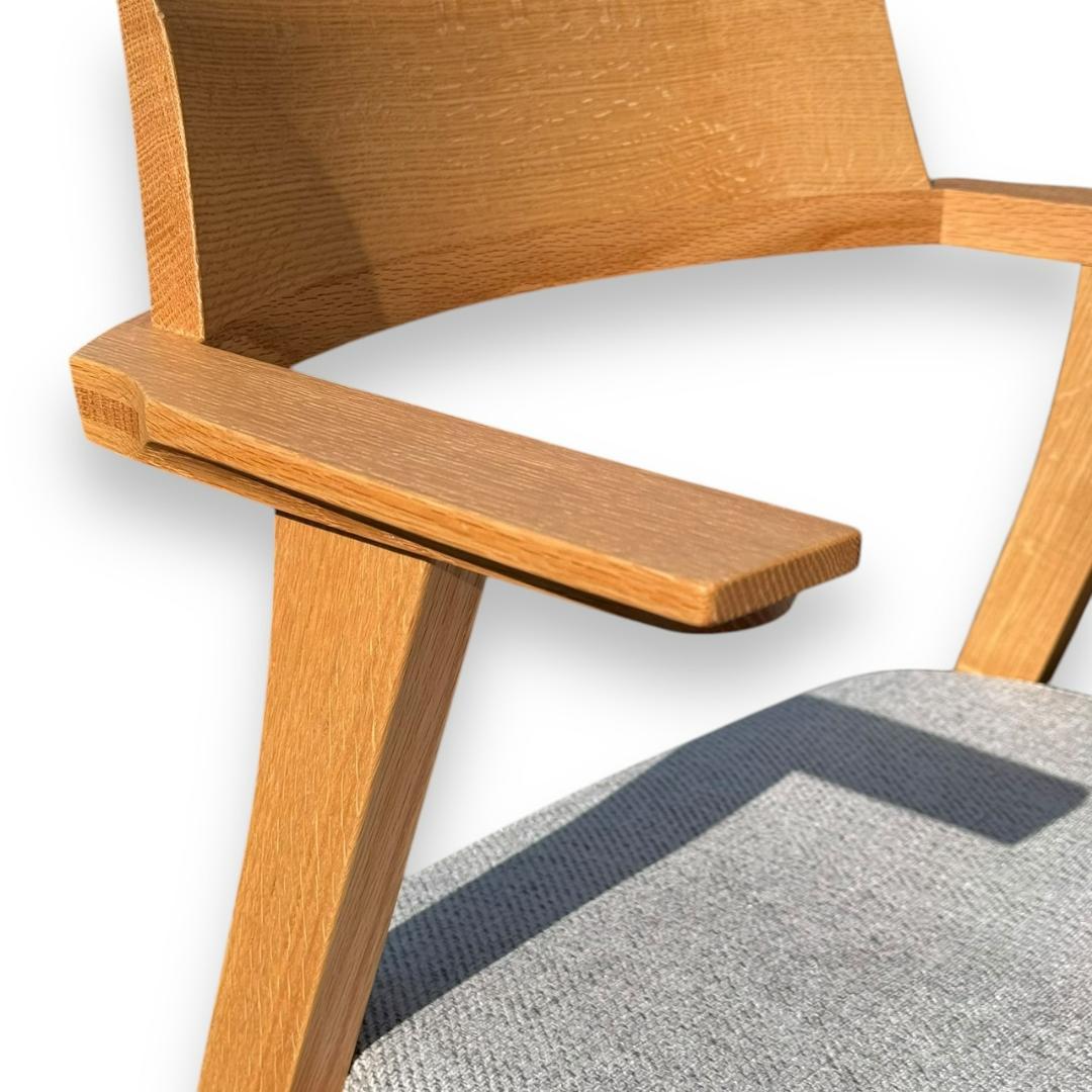 極美品 柏木工 エレス キャプテンチェア ダイニングチェア オーク 無垢材