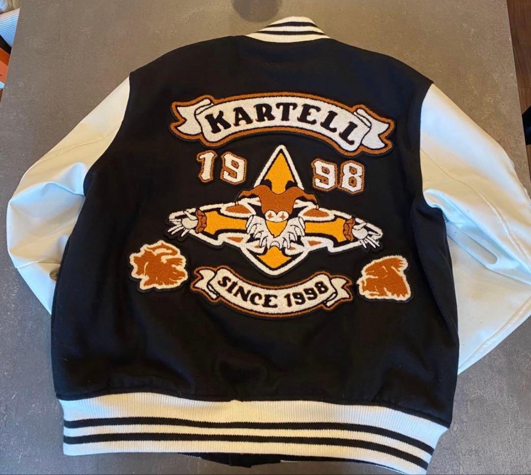 BIRDOG バードック　コムドット　スタジャン　スカジャン　L ウール　BLK