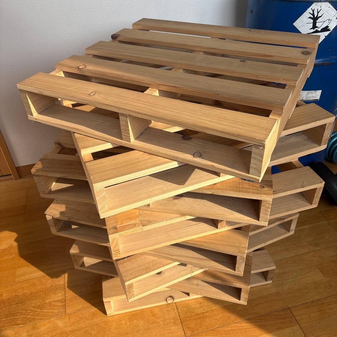 【送料無料】すのこ　パレット　8個セット