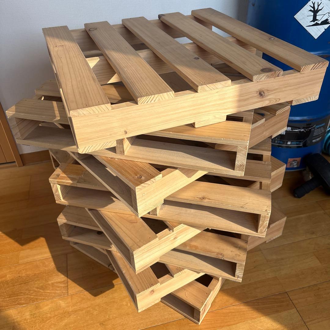 【送料無料】すのこ　パレット　8個セット