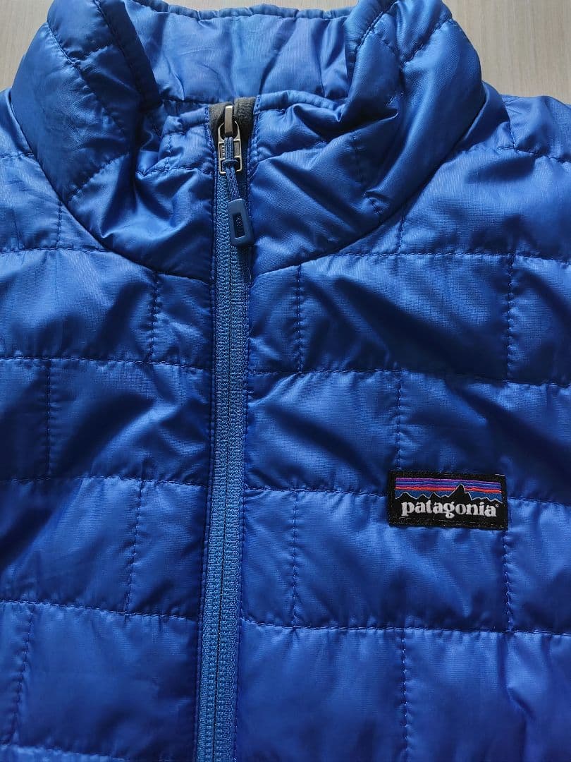 【美品】Patagonia ナノパフベスト プリマロフト ブルー M