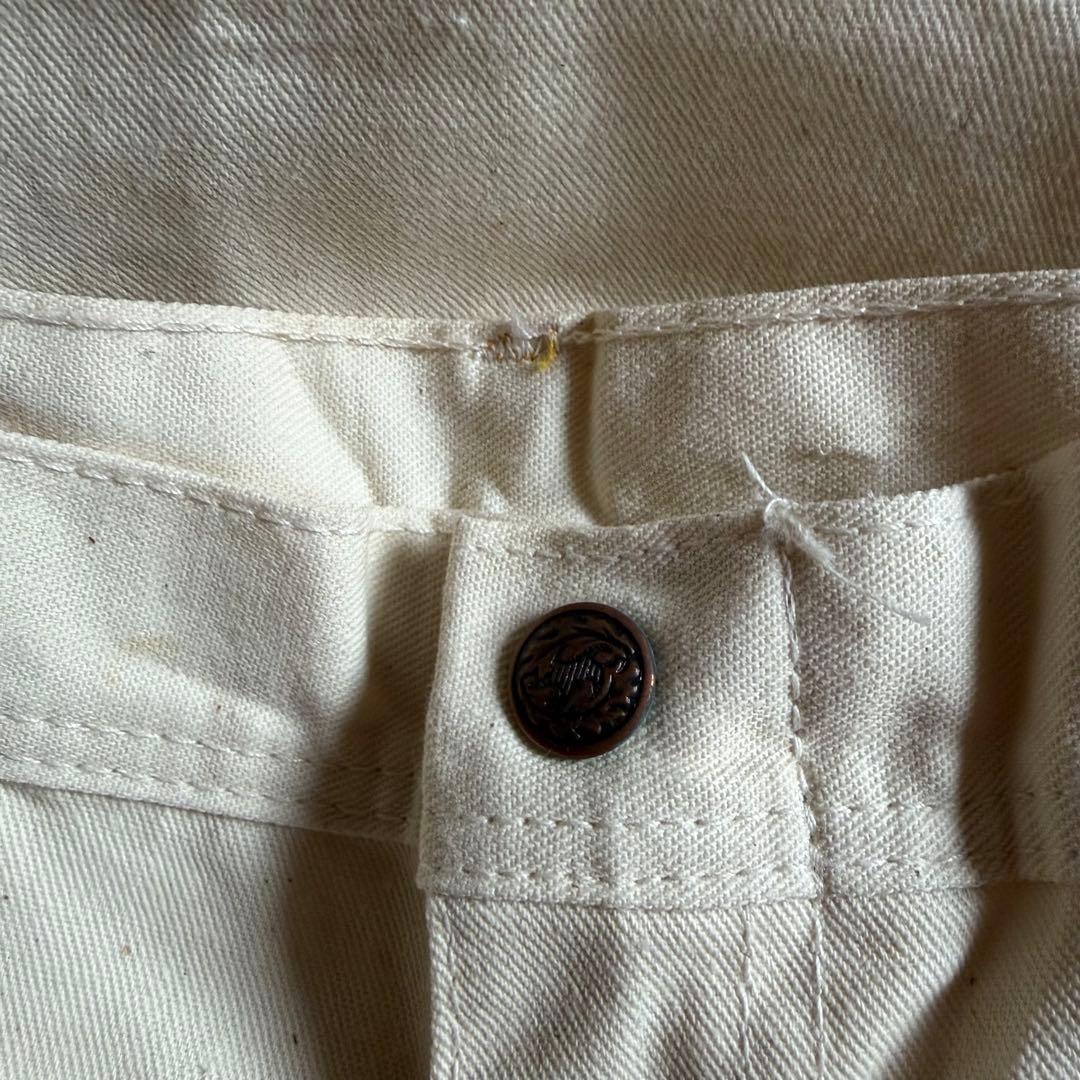 80s USA製 CABOOSE ペインターパンツ W36 L32 クリーム