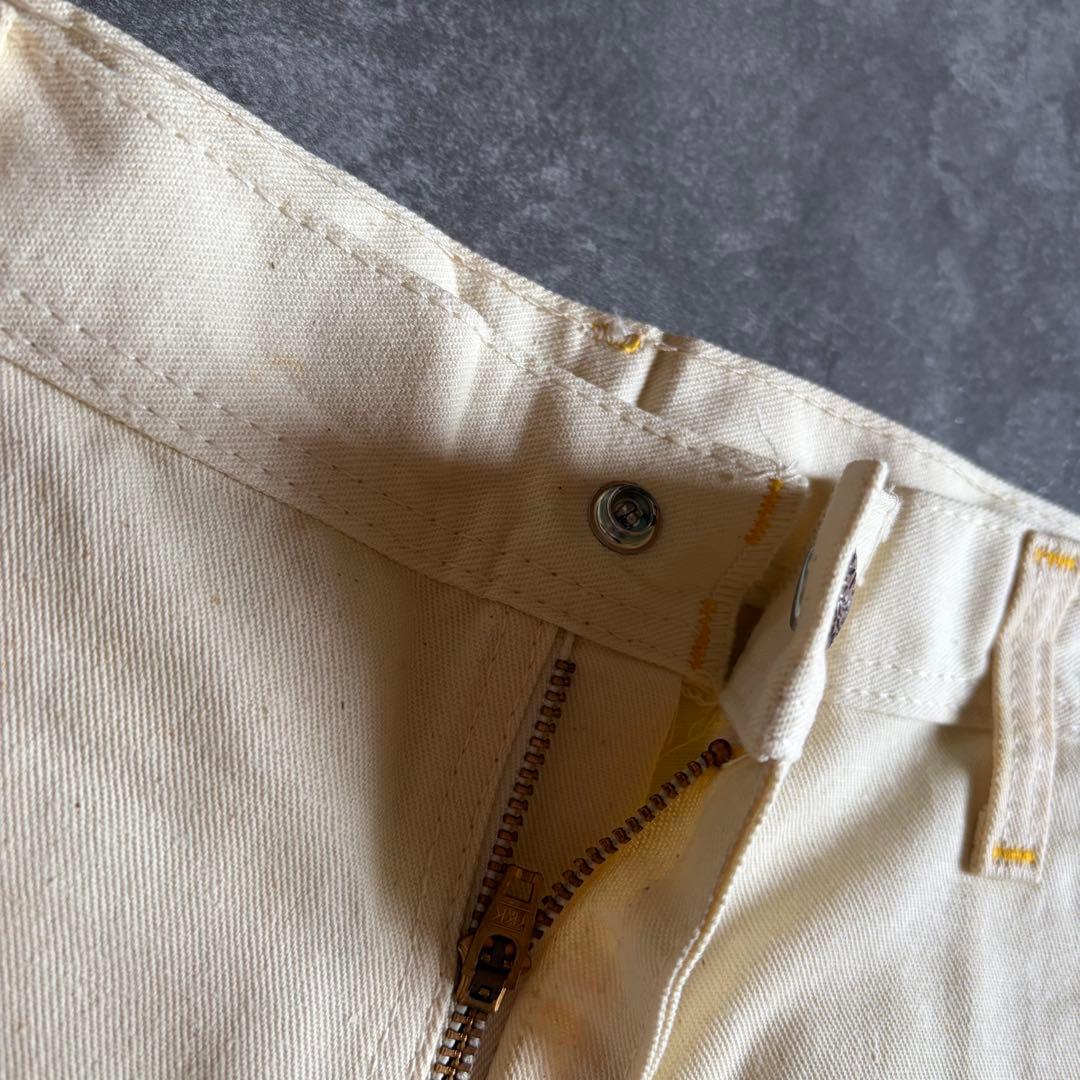 80s USA製 CABOOSE ペインターパンツ W36 L32 クリーム