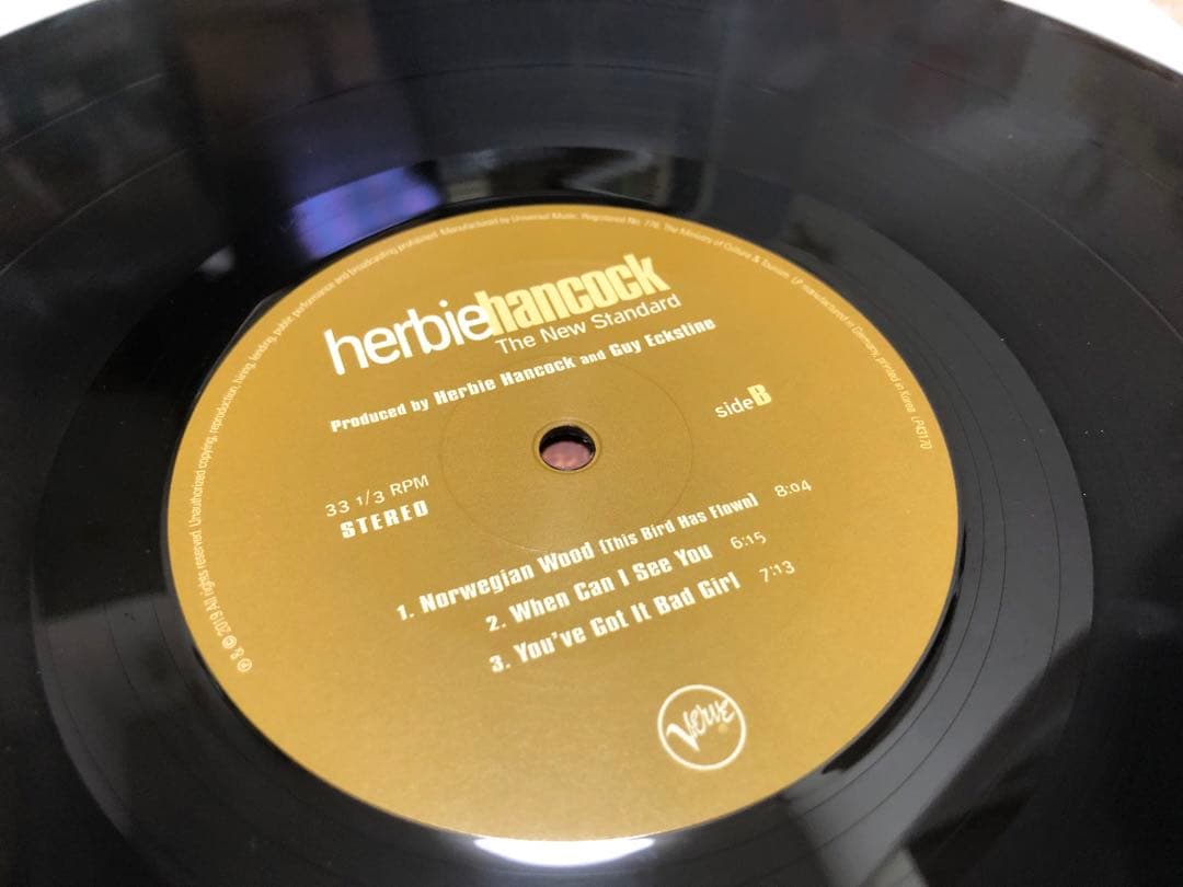 稀少 Herbie Hancock New Standard Khiov 2LP