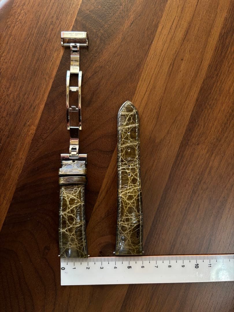 カミーユフォルネ カイマン時計ベルト 20-16 Dバックル付