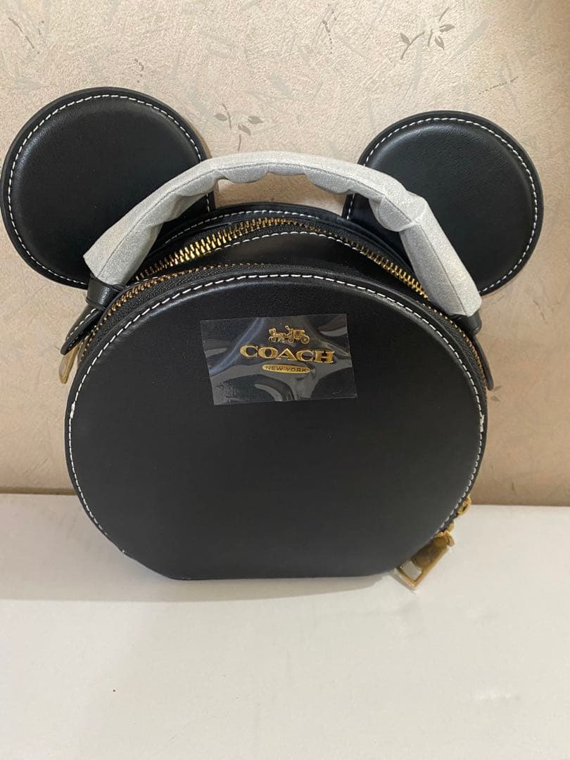 らら 新品 COACH ショルダーバッグ ミッキー ディズニー