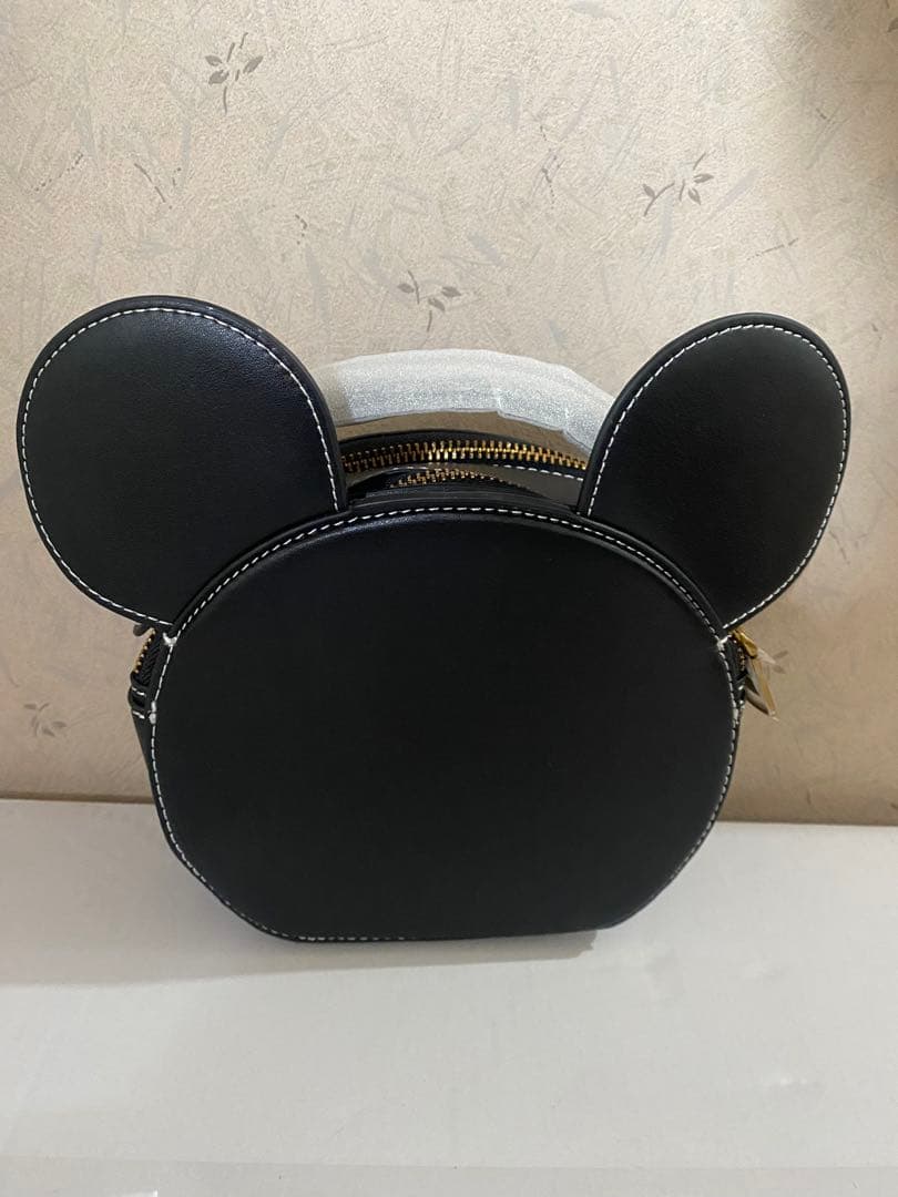 らら 新品 COACH ショルダーバッグ ミッキー ディズニー