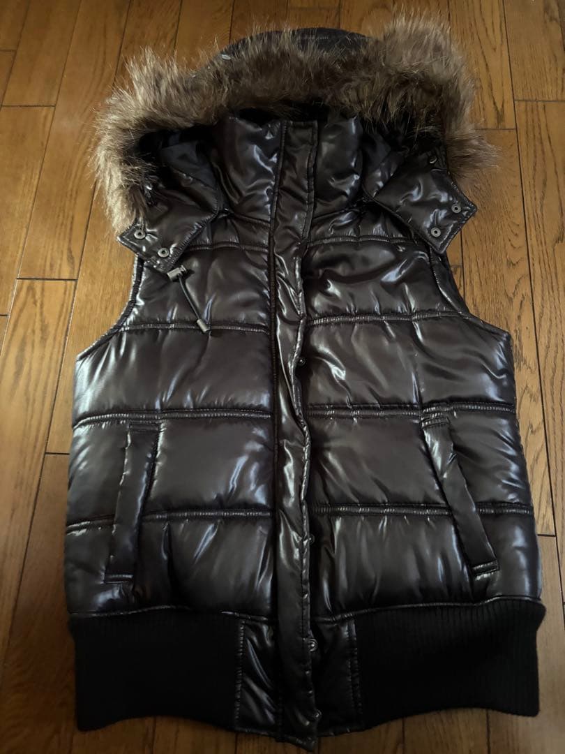 ダウンベスト ファー y2k グランジ opium darkwear