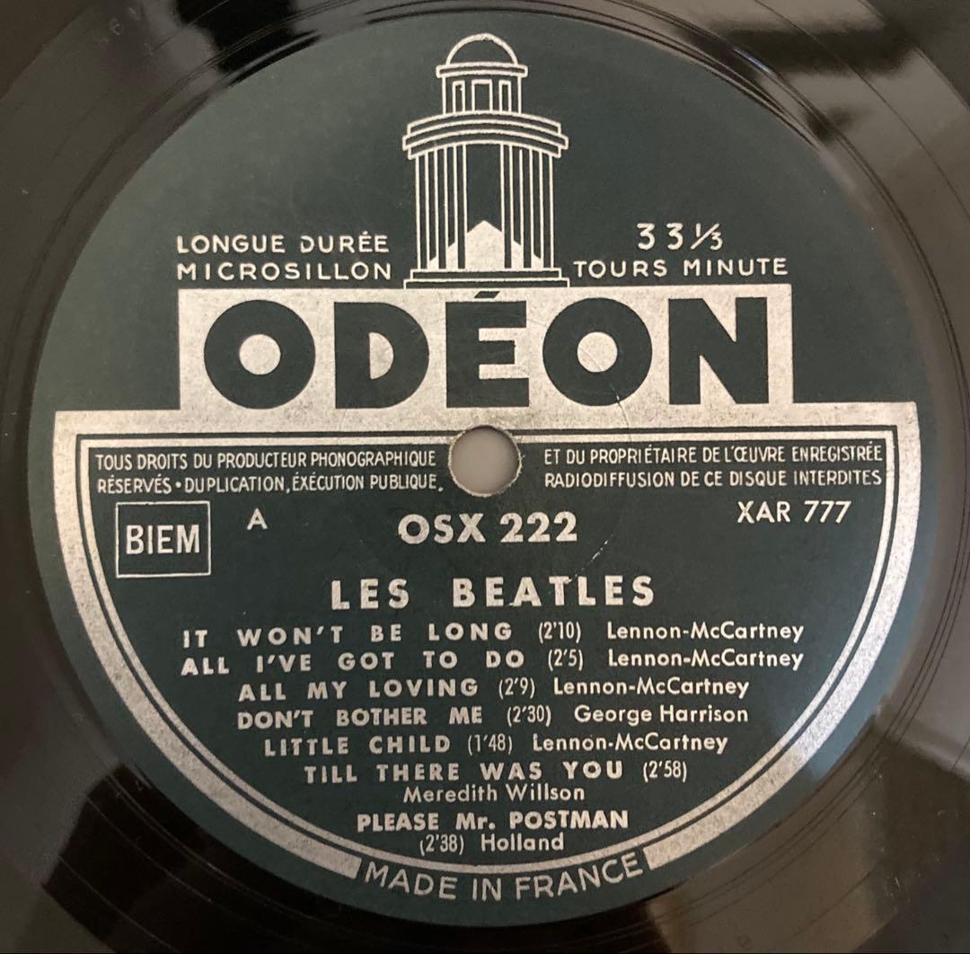 超絶レアFranceオリジナル深緑ビートルズLes Beatlesレコード