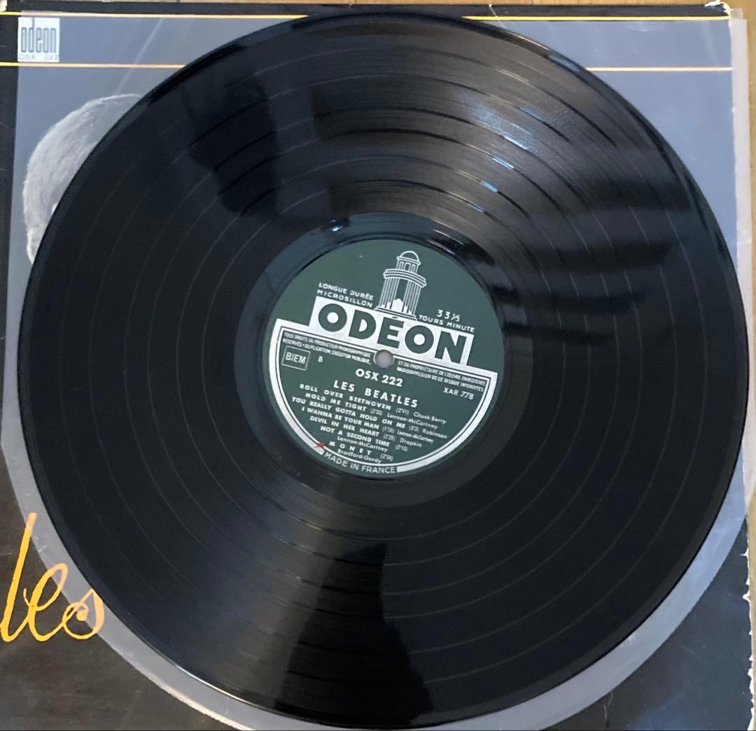 超絶レアFranceオリジナル深緑ビートルズLes Beatlesレコード