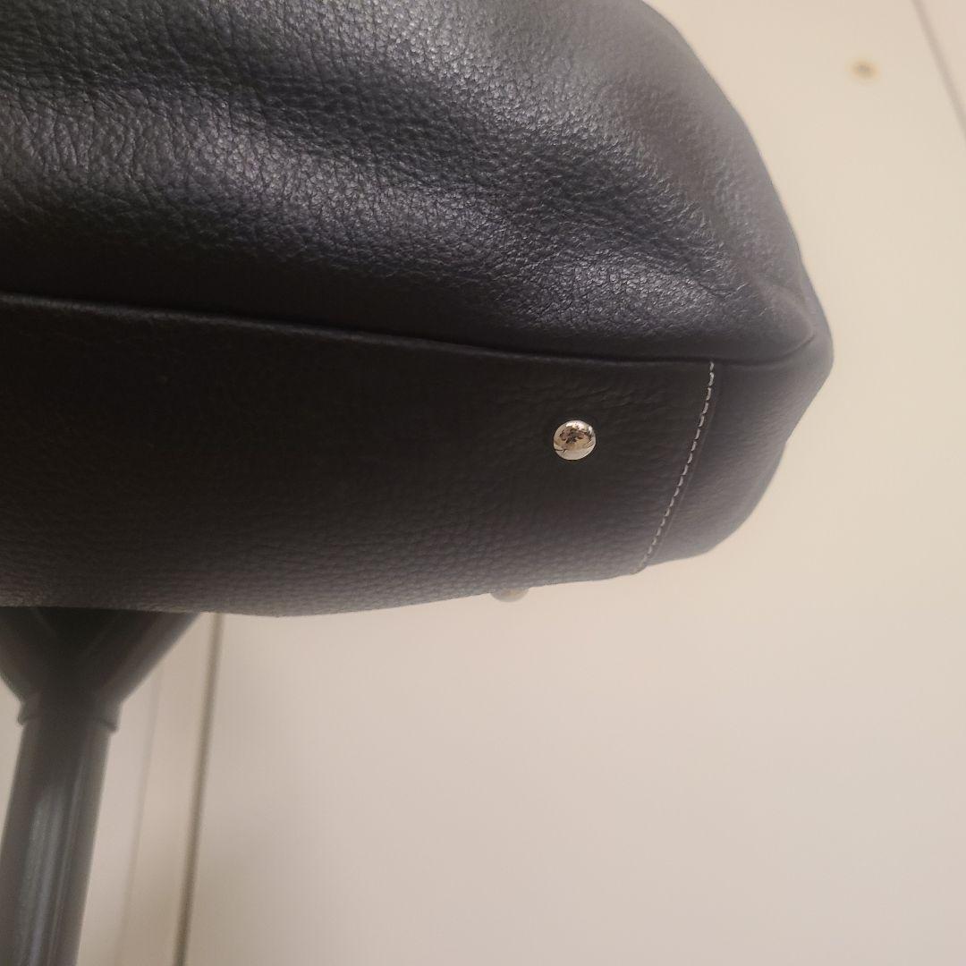 【皇室御用達】濱野皮革工藝 HAMANO 本革ブラックバッグ 2WAY