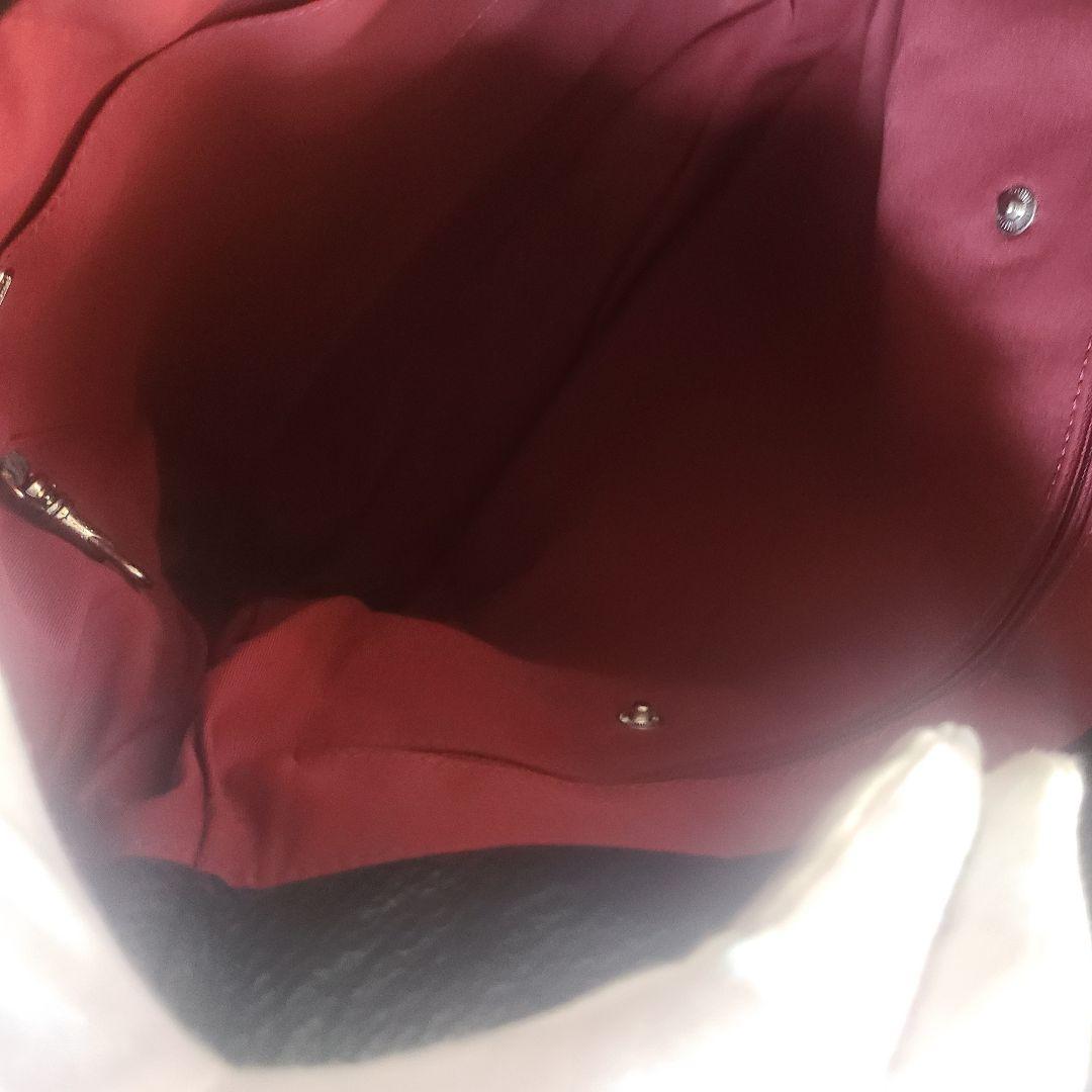 【皇室御用達】濱野皮革工藝 HAMANO 本革ブラックバッグ 2WAY