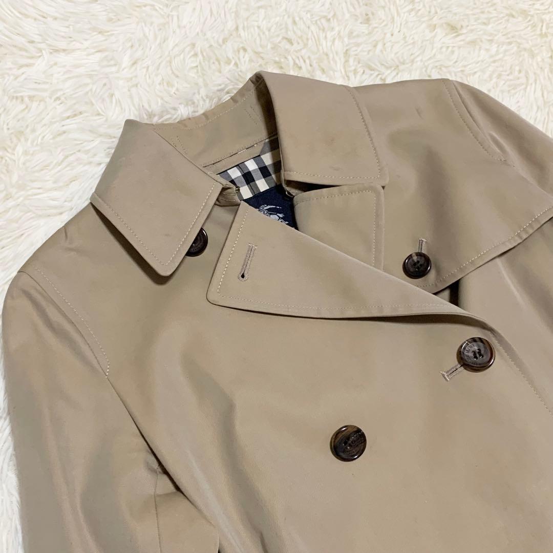 【希少】バーバリーロンドン トレンチコート ベージュ ノバチェック ベルト 36