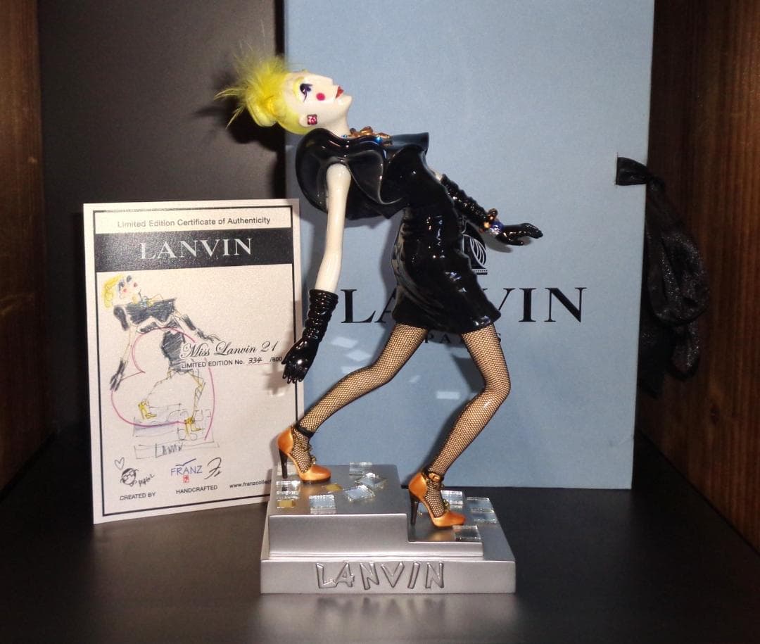 限定800体 ランバン MISS LANVIN 21 フィギュアドール 陶器人形