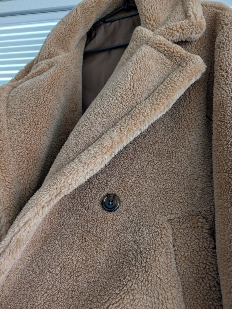 新品未使用★テディボアロングコート モカ F