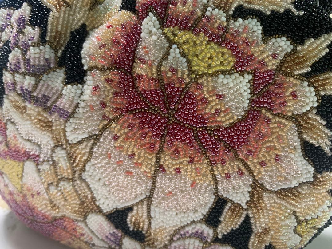 創ビーズ 和装 レトロ アンティーク バック