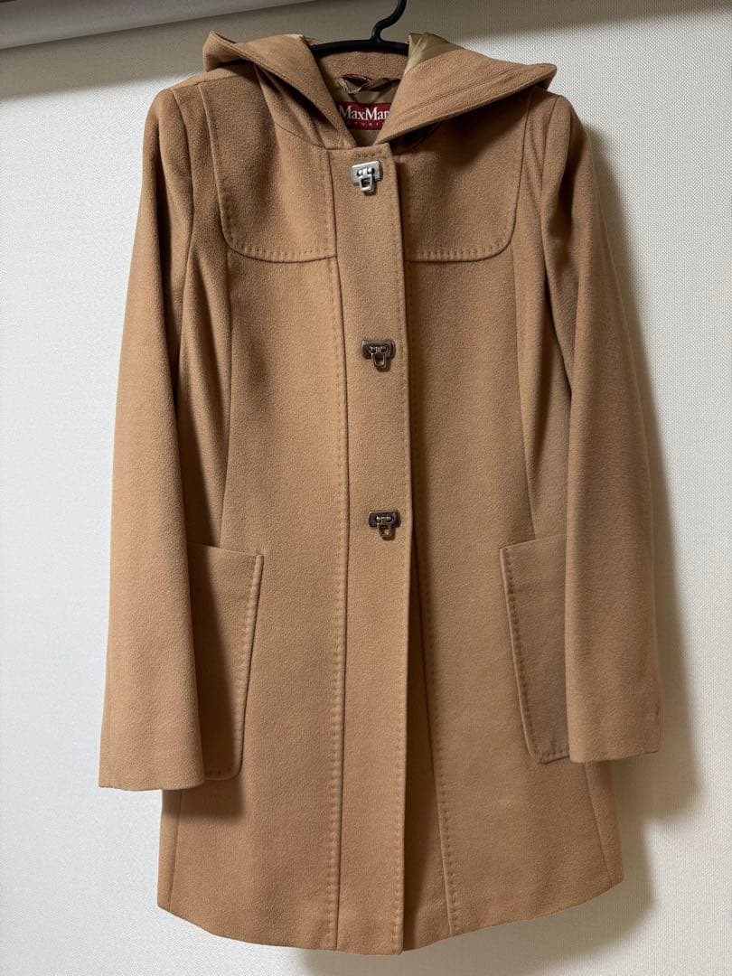 ⭐︎値下げ⭐︎MaxMaraファー付き キャメルウールコート