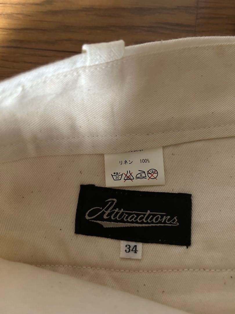 WearMasters リネンスラックス ベージュ　アトラクションズ　未使用