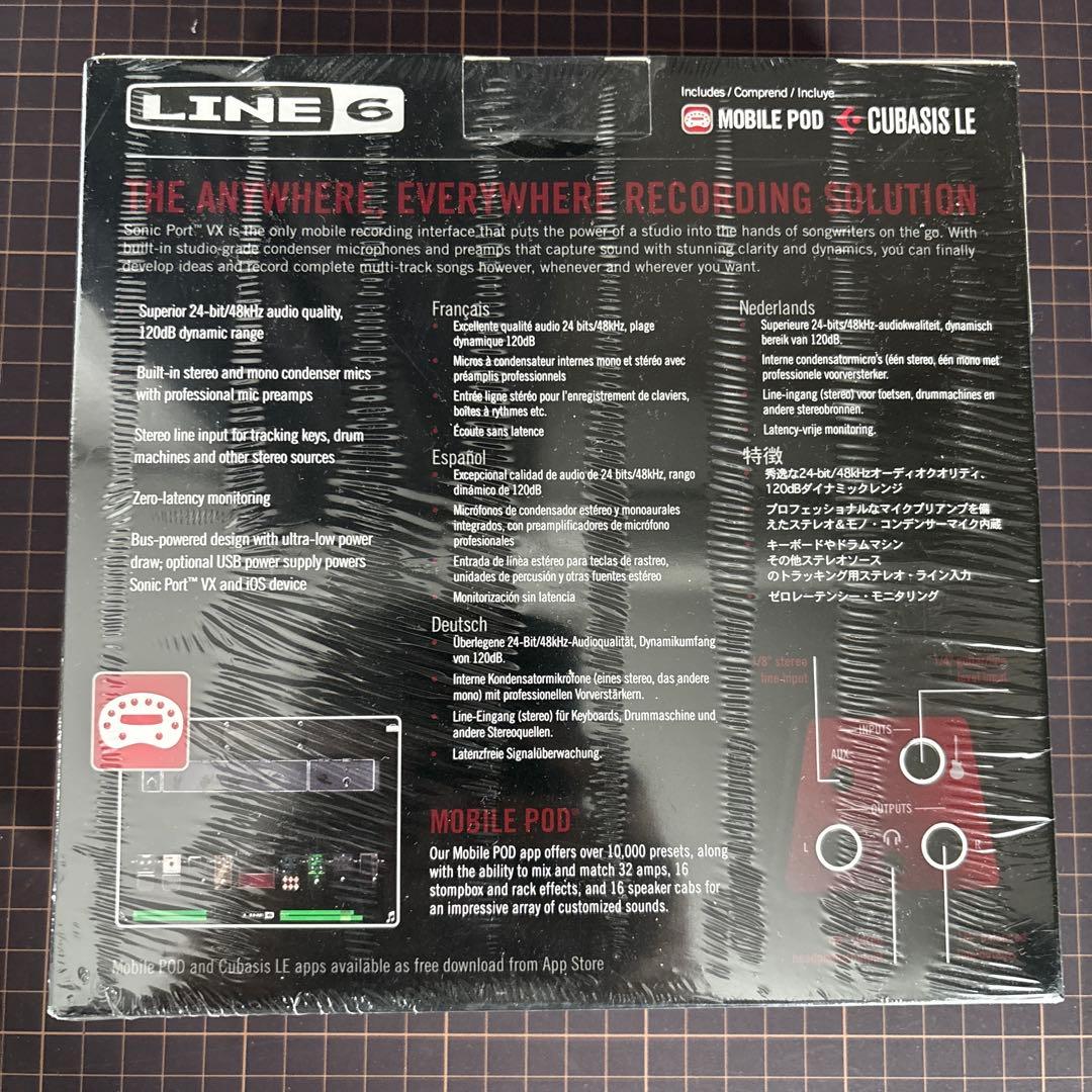 LINE6 SONIC PORT VX オーディオインターフェイス