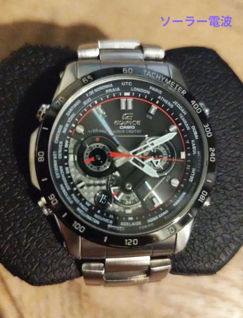 美品　EQW-M1000D 電波ソーラー カシオ　タフソーラー エディフィス