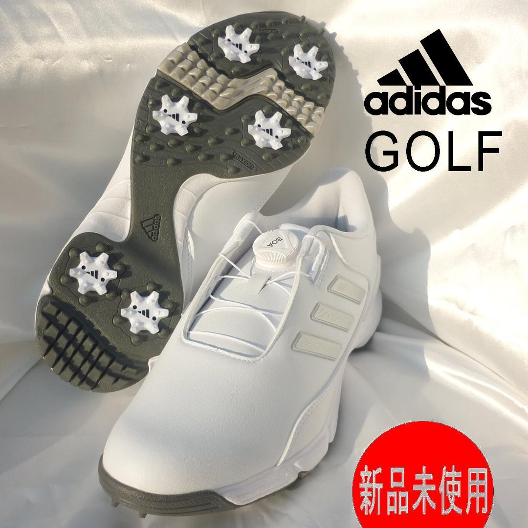 新品26cmアディダスゴルフ 白ゴルフシューズ LITE MAX BOA24
