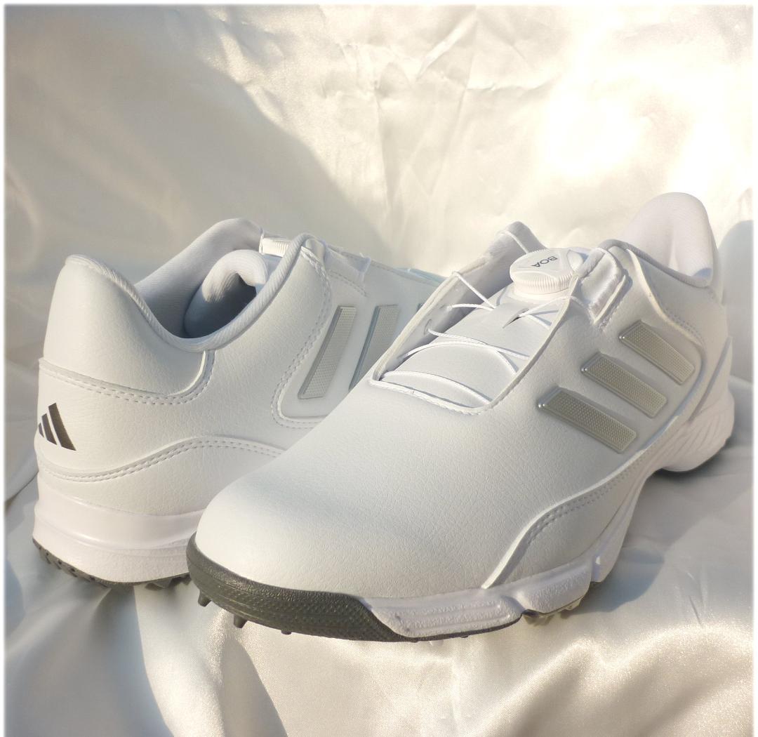 新品26cmアディダスゴルフ 白ゴルフシューズ LITE MAX BOA24