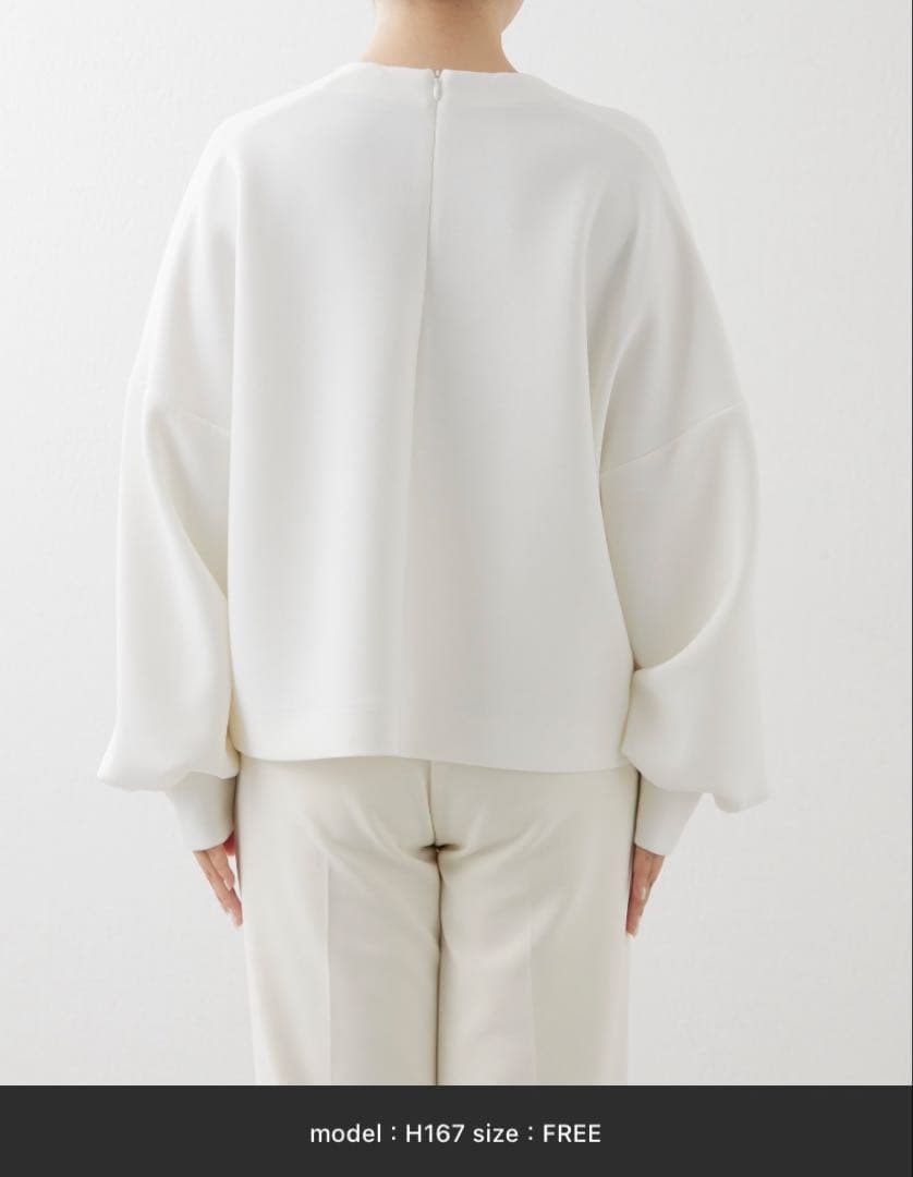 ウィムガゼット　クルーネックダンボールプルオーバー