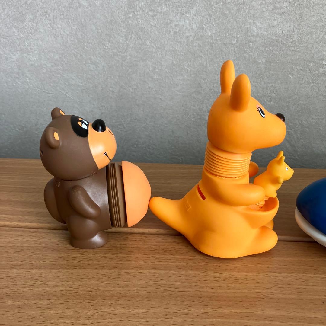 富士銀行 ソフビ　貯金箱　のびのび　8種　レトロ　バラ売りOK