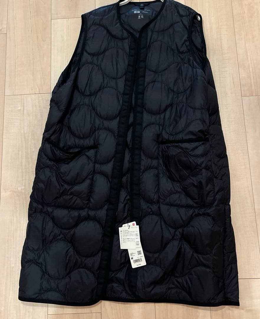 ユニクロ　セオリー　ウルトラライトダウン　ロングベスト　M