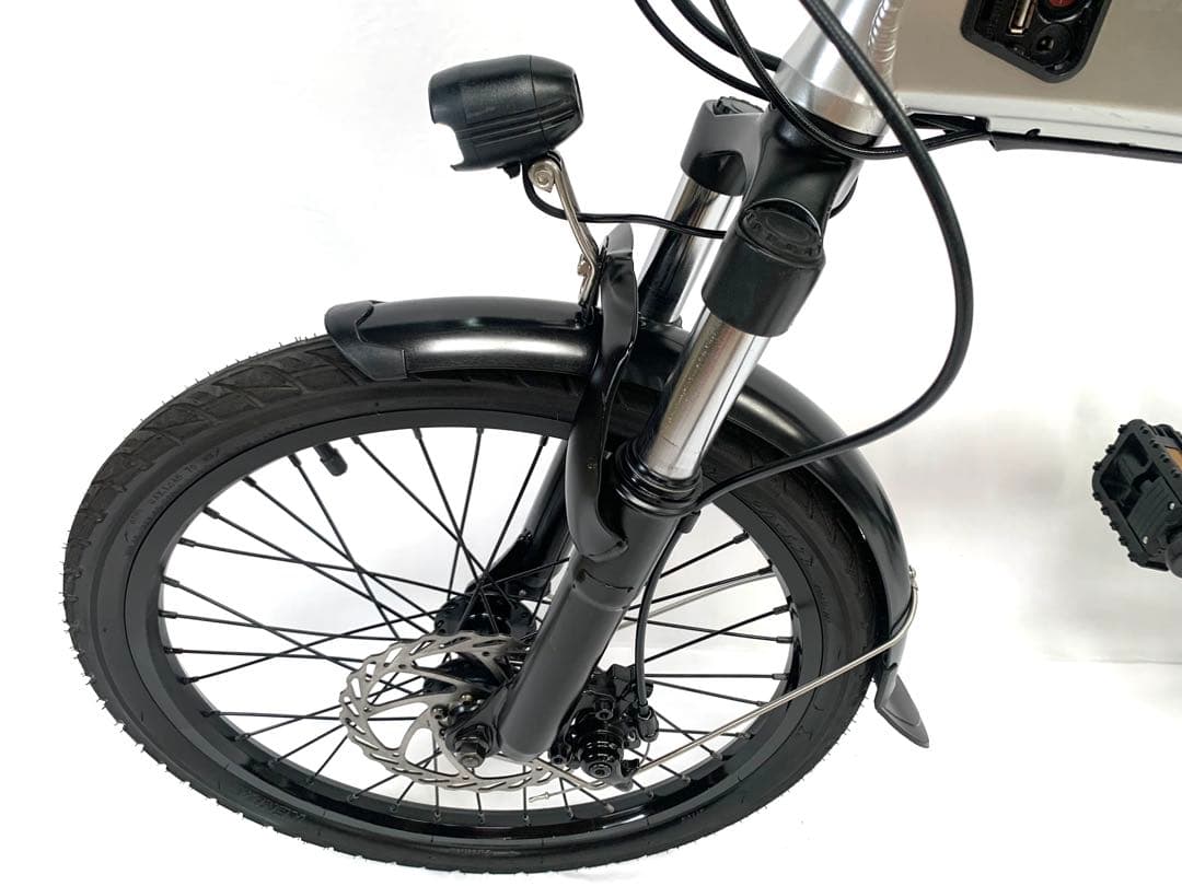 【即乘】送料無料 YADEA ディスク式MTB 折り畳み電動自転車 動作確認済