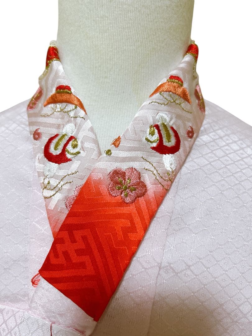レトロ着物♡七五三　3歳　女の子　フルセット　正絹　刺繍