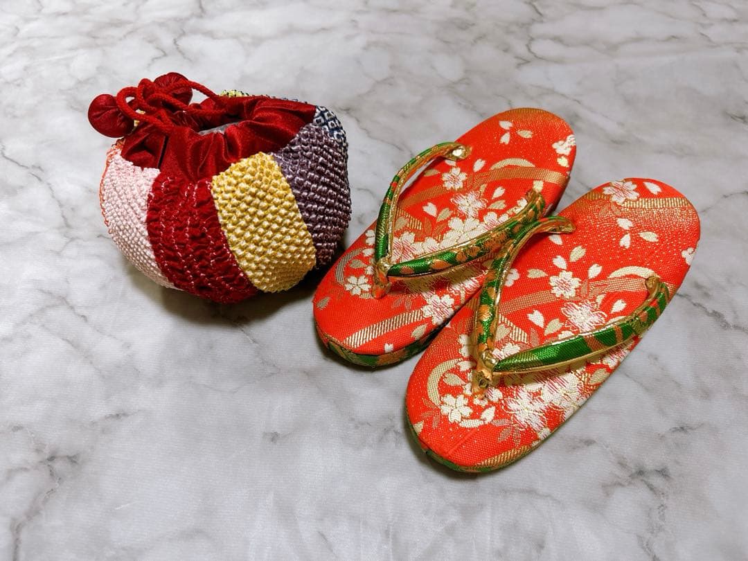 レトロ着物♡七五三　3歳　女の子　フルセット　正絹　刺繍