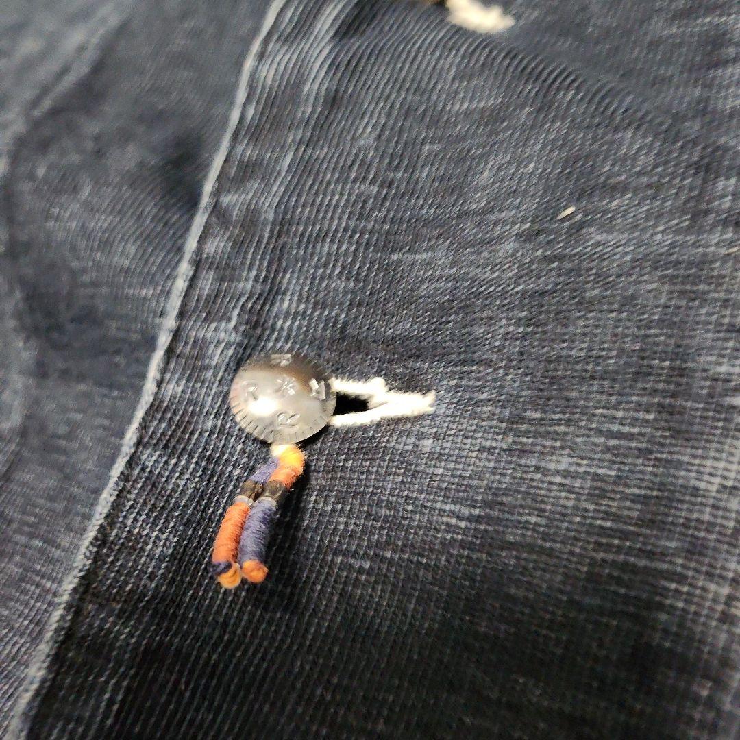 45RPM インディゴブルー　スウェット生地ジャケット　4 XL