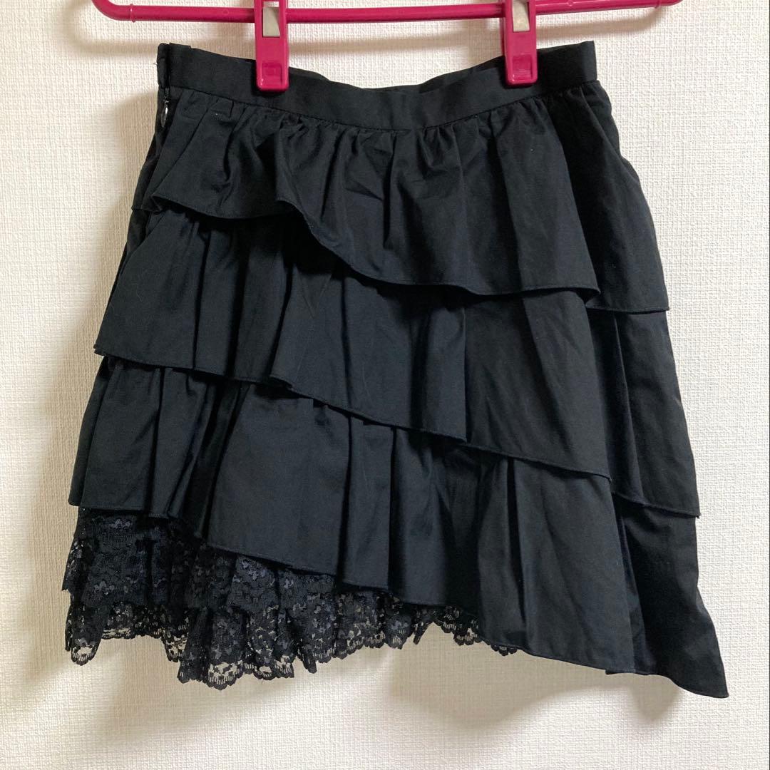 BLACK PEACE NOW アシメ ミニスカート Mサイズ