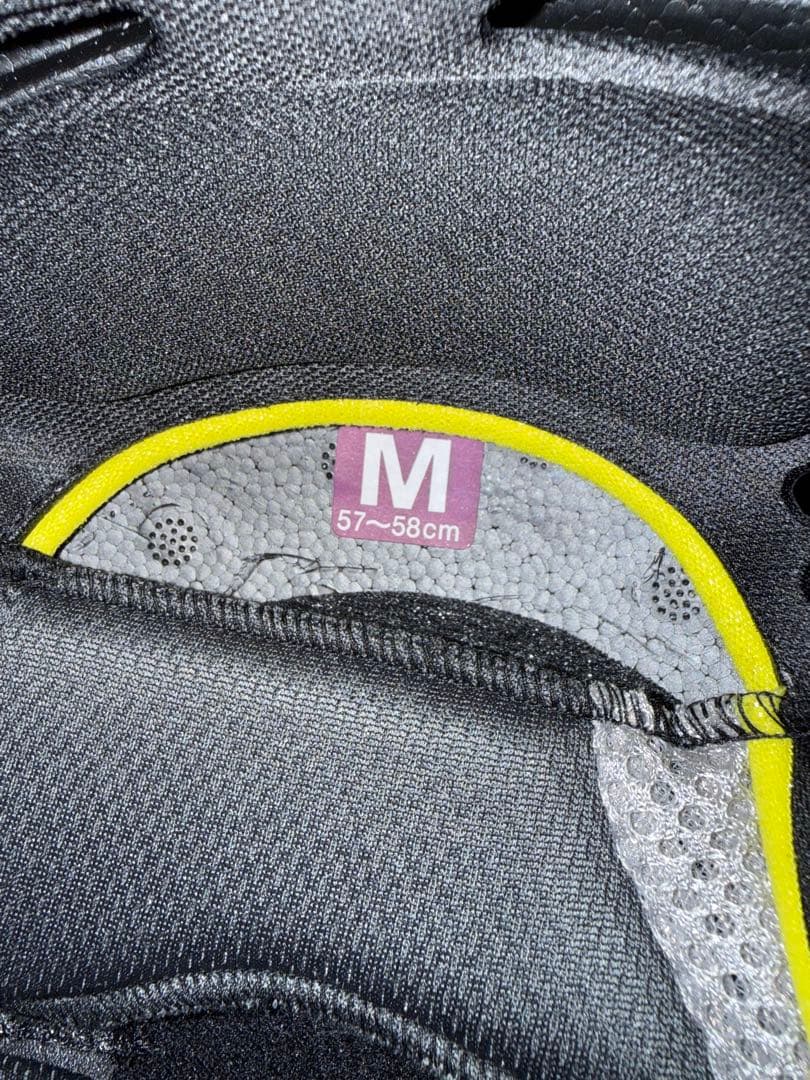 OGK KABUTO AEROBLADE-6 ブラックメタリック　Mサイズ