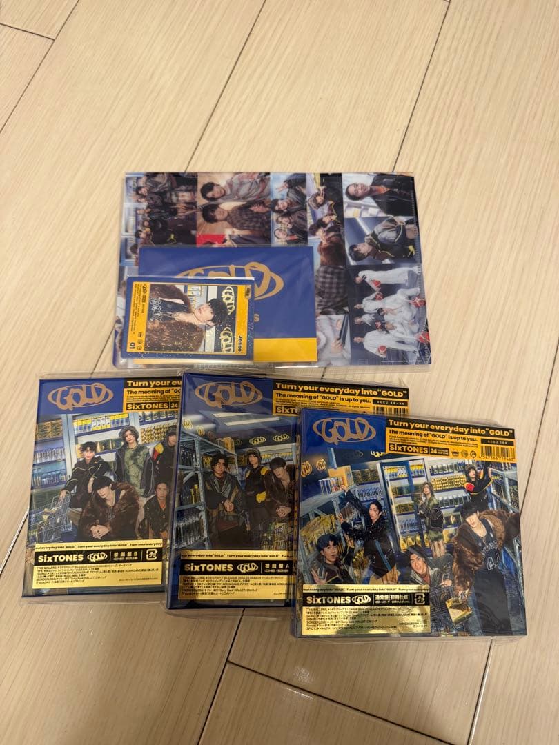 【新品未開封】SixTONES GOLD 初回版 3形態セット