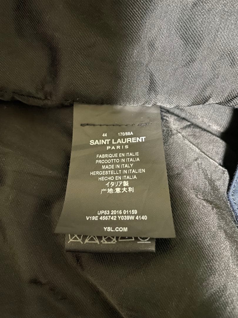 SAINT LAURENT ネイビー MA-1フライトジャケット