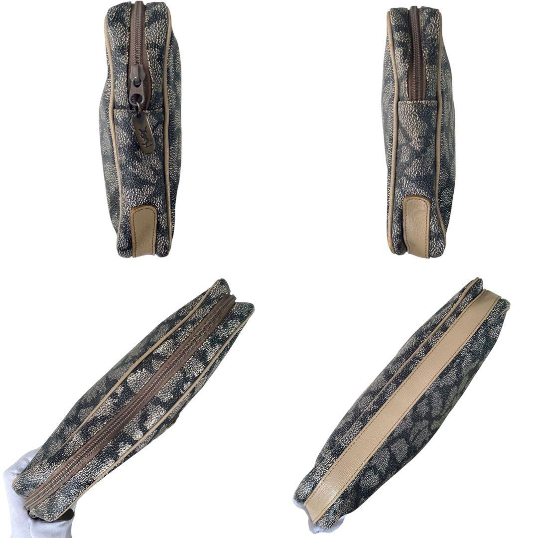 YSL イヴサンローラン ジラフ柄 ボストンバッグ&クラッチバッグ