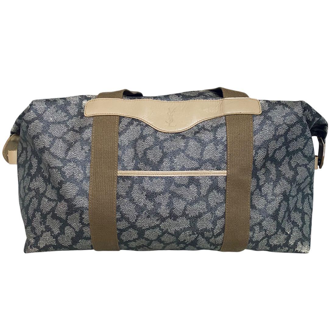 YSL イヴサンローラン ジラフ柄 ボストンバッグ&クラッチバッグ