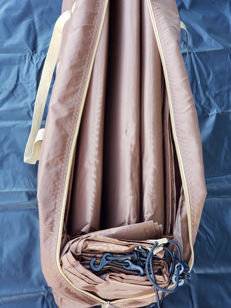 DODカマボコテント3M(カーキ)+専用マットシートセット 中古