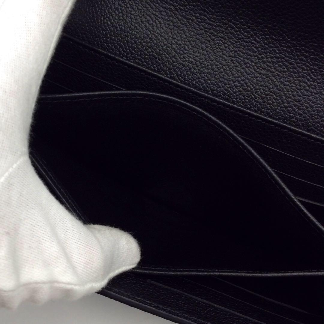 ルイヴィトン モノグラム アンプラント 黒 ノワール ポンヌフ 長財布