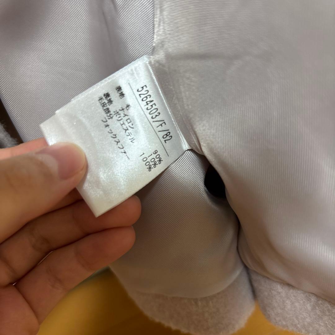 ノエラ Noela 衿ファー付ポンチョコート ケープコート