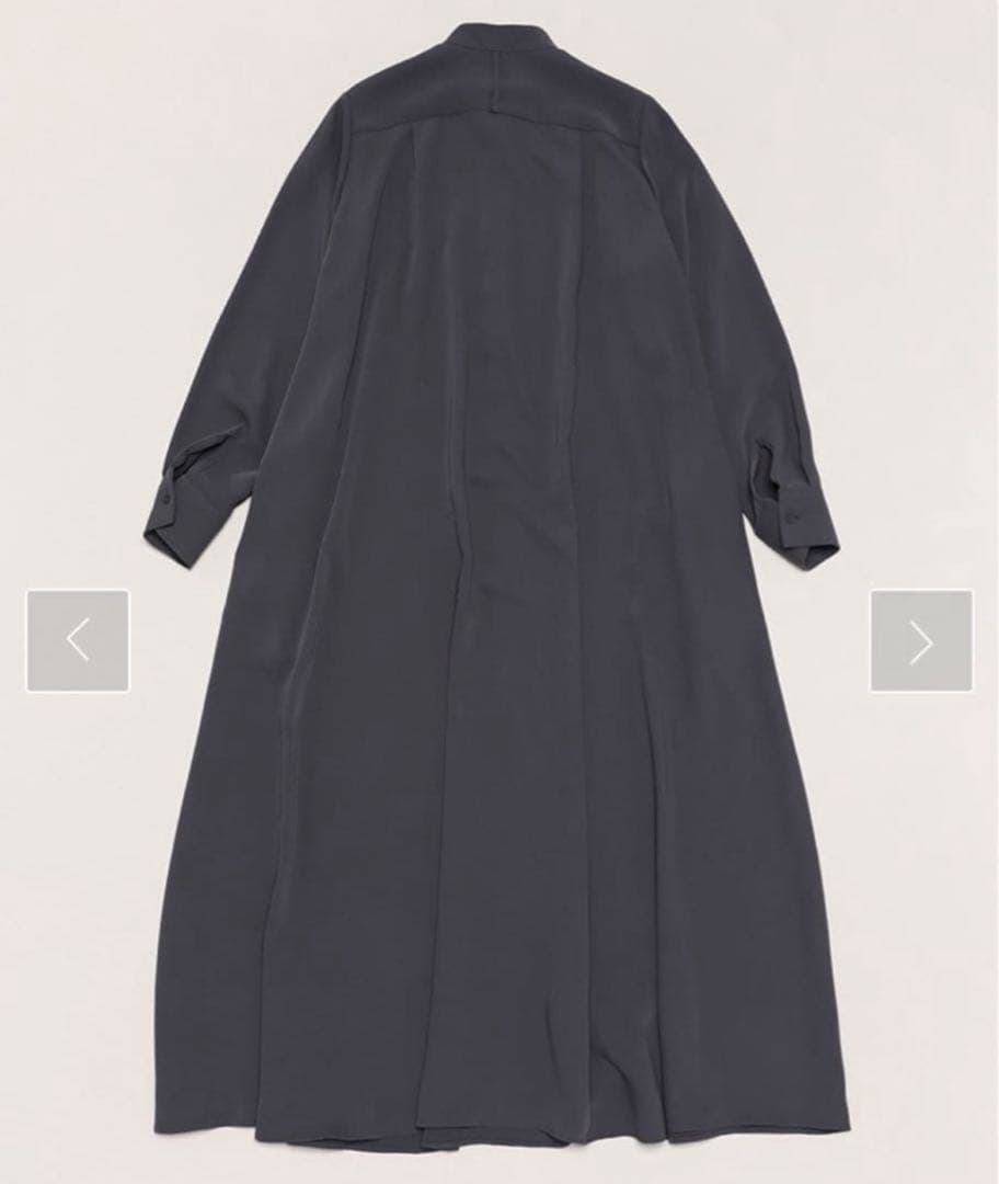 graphpaper サテン バンドカラー ドレス