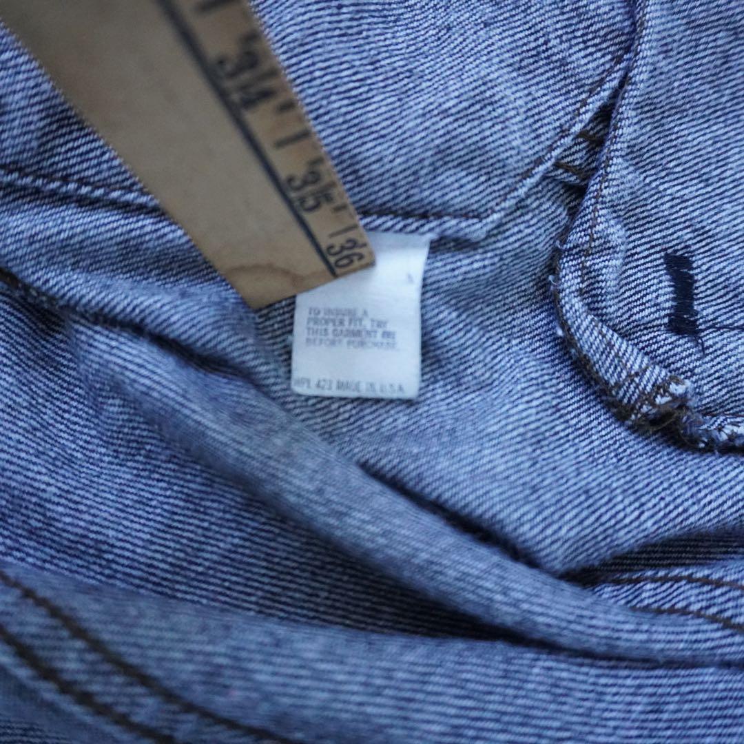 【80s】levisリーバイス 70506 デニムジャケット 先染めブラック40